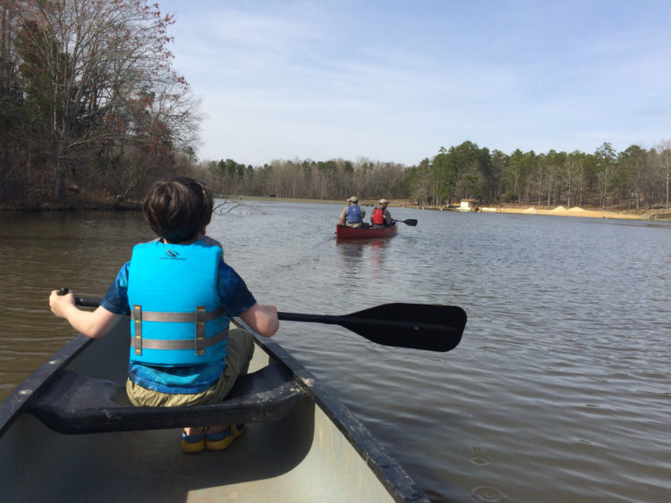 Canoeing at Twin Lakes