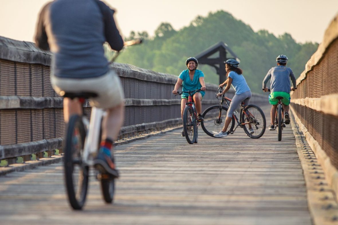 Biking on High Bridge