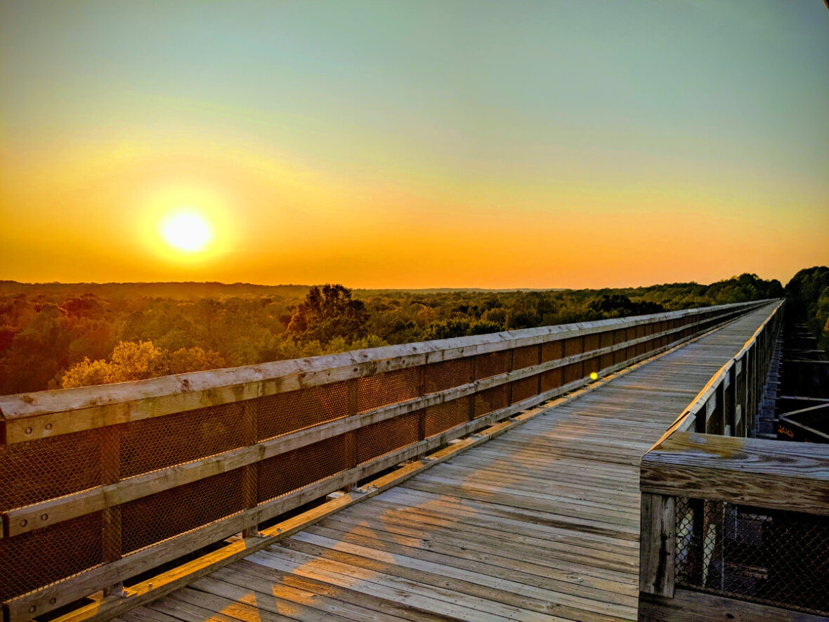 sunset from High Bridge