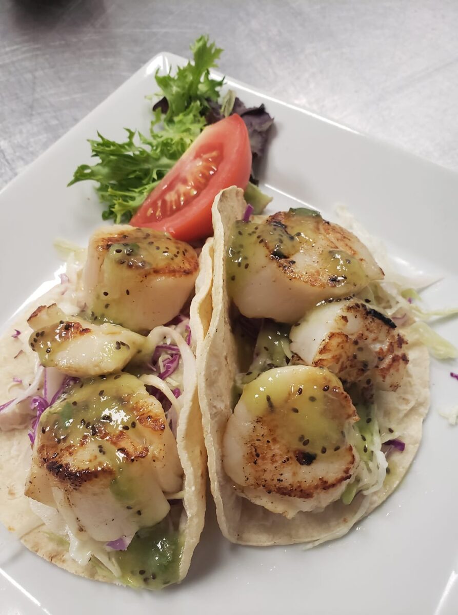 One19 scallop tacos