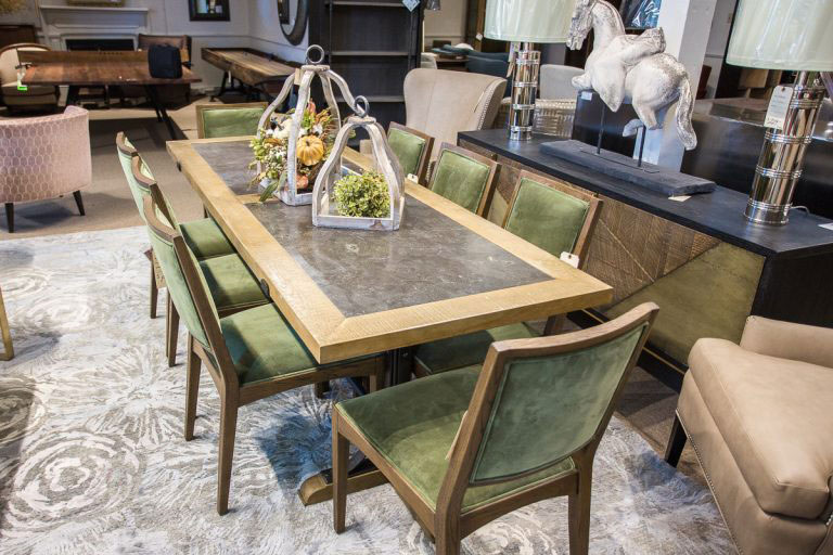 Green Front Furniture Dining Table