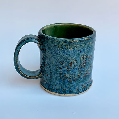 Stamped Mug – 8 oz. – Southern Highland Craft Guild