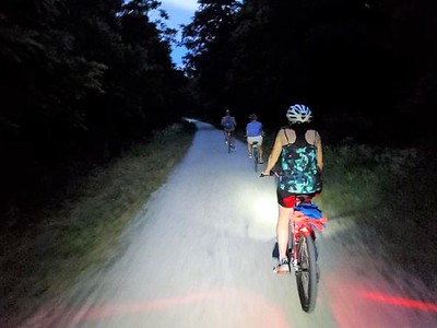 Sunset/Moonlight Bike Ride on High Bridge Trail