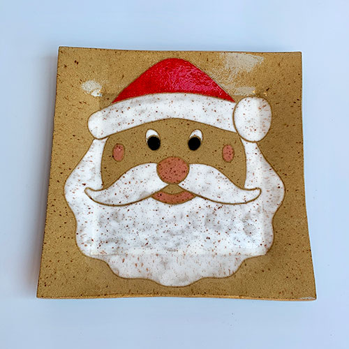 santa plate