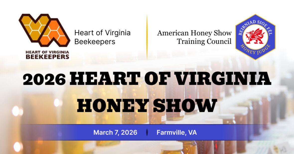 2026 Heart of Virginia Beekeepers Honey Show
