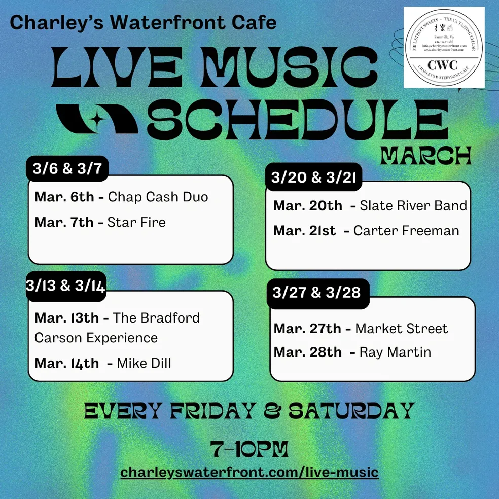 charley's live music schedule