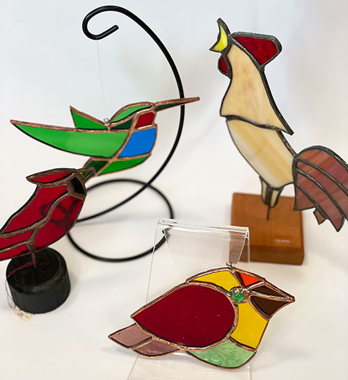 Stained Glass Sun-Catcher at Mainly Clay